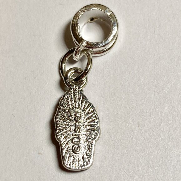 Disney Snacks Ice Cream Cone European Bead Slider Charm Enamel Signed Stitch - Picture 5 of 8